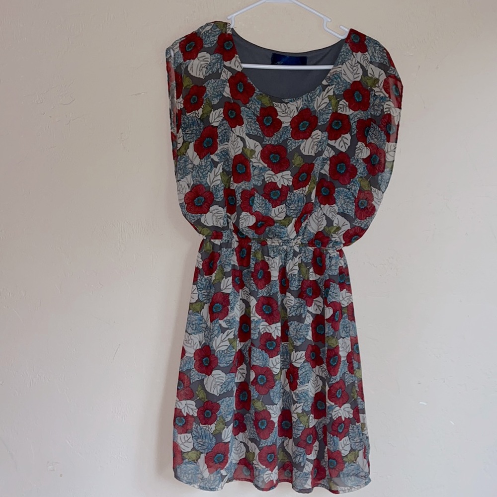 Floral print summer dress
